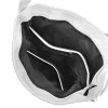 Zellia TD25001 fehér-ezüst női válltáska 35 × 29 × 12 cm