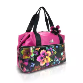 Zellia 24196 pink virág mintás sporttáska 40 x 30 x 19 cm