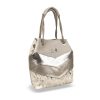 Zellia 24056  bézs- arany női válltáska 29 X 27 X 16 cm