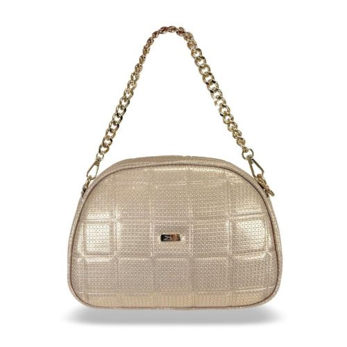 Zellia Zvn22025 női rosegold, csillámos kézitáska, oldaltáska 24 x 18 x 7 cm