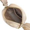 Zellia Zvn22025 női rosegold, csillámos kézitáska, oldaltáska 24 x 18 x 7 cm