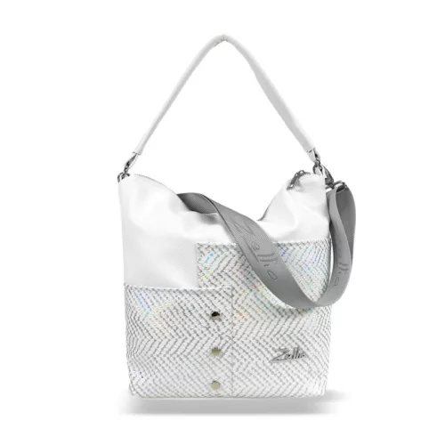 Zellia Zlb232 fehér női válltáska 33 x 27 x 12 cm