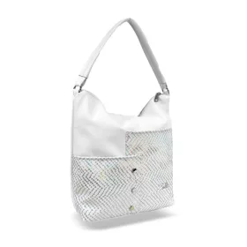 Zellia Zlb232 fehér női válltáska 33 x 27 x 12 cm