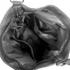 Zellia 17008 fekete ocelot mintás válltáska 36 x 34 x 14 cm