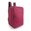 Zellia piros WizzAir Ryanair piros kézipoggyász hátizsák  Hz-104 - steppelt - vízlepergetős  40 X 25 X 20 Cm