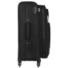 Peterson fekete színű, puhafalú bőrönd 78 × 49 × 32 cm