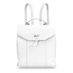 Zellia fehér női hátizsák 28 x 32 cm