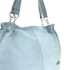 Zellia Zlb393 babakék női velúr válltáska 30 x 29 x 12 cm