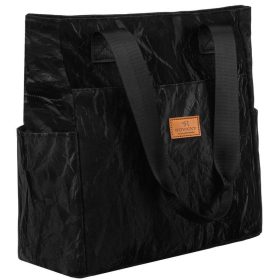  Rovicky R-Tz-01-2356 Black W01 márvány mintás shopper táska 30x 28 x 15 cm