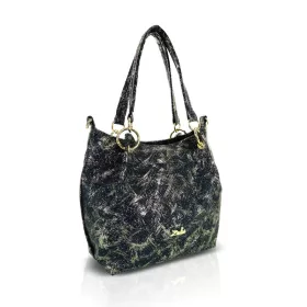   Zellia Zlb475 Lustre fekete női válltáska, oldaltáska 34 x 29 x 14 cm
