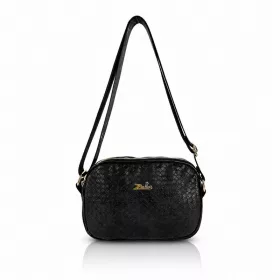   Zellia Zlb172 Mesh fekete női oldaltáska 26 x 18,5 x 5,5 cm