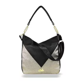 Zellia 25194 fekete-arany női válltáska 33 x 32 x 14 cm
