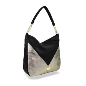 Zellia 25194 fekete-arany női válltáska 33 x 32 x 14 cm