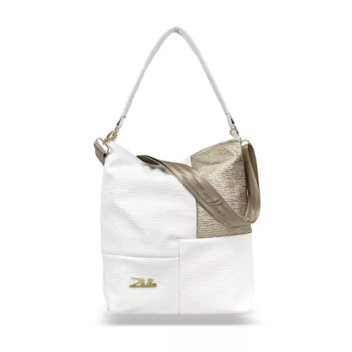 Zellia Zlb111 fehér női válltáska 32 x 27 x 13 cm