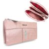 Zellia Hz-127 Y572 - 2399F rózsaszín csillámos női pénztárca 17,5 x 9,5 x 4 cm