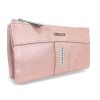 Zellia Hz-127 Y572 - 2399F rózsaszín csillámos női pénztárca 17,5 x 9,5 x 4 cm