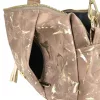 Zellia Zlb210 női barna- arany márvány mintázatú oldaltáska 25 x 17 x 9 cm