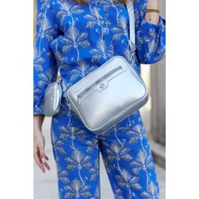   Rovicky R-Kp-05-Hrh-4089 női ezüst oldaltáska 24 x 18 x 9 cm