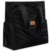 Rovicky R-Tz-01-2394 Black W05 fekete mintás shopper táska 30 x 28 x 15 cm