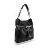 Zellia C156  női fekete csillogó válltáska 38 x 35 x 12 cm