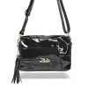 Zellia Zlb210 női fekete lakk oldaltáska 25 x 17 x 9 cm