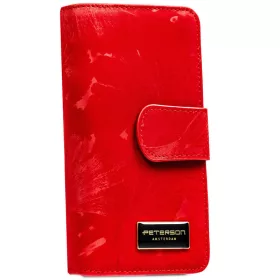   Peterson bézs női bőr pénztárca RFID védelemmel 19,5 x 10 cm