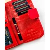 Peterson bézs női bőr pénztárca RFID védelemmel 19,5 x 10 cm
