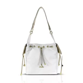   Zellia Zlb460 fehér-arany női válltáska 27 x 26 x 13,5 cm