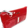 Zellia Hz-127 K892 - 2166 -Aurora Red - női piros lakk pénztárca 17,5 x 9,5 x 4 cm