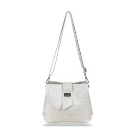   Zellia Zvn2105 pezsgőszínű női oldaltáska 24 x 17 x 12 cm