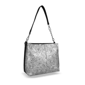   Zellia Zvn25002 grafit női válltáska oldalpántal 31 x 26 x 14 cm