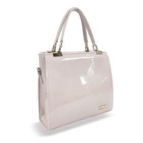   Zellia Zvn24001 púder lakk női kézitáska, oldaltáska 22,5 x 20,5 x 7 cm