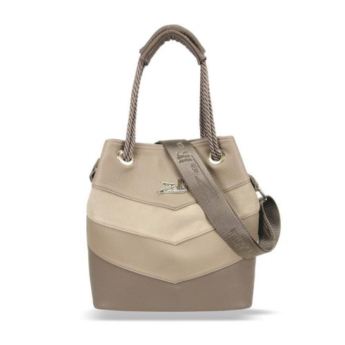 Zellia taupe női válltáska 29 × 27 cm