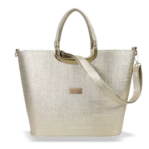 Zellia Zvn21045 arany női kézitáska, shopper 34 x 25 x 13 cm