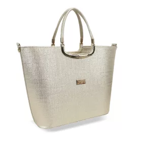   Zellia Zvn21045 arany női kézitáska, shopper 34 x 25 x 13 cm