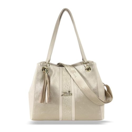  Zellia 24077 arany női válltáska 35 x 30 x 13 cm