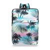 Zellia Hz-104 Y464-2 pálmafa mintás WizzAir Ryanair kézipoggyász, hátizsák vízlepergetős 40 x 25 x 20 cm