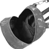Zellia Zlb301 női, fekete-ezüst márvány mintázatú hátizsák 25 x 21 x 8 cm