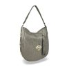 Zellia Zlb180 világos bronz női válltáska, oldaltáska 34 x 27 x 11 cm