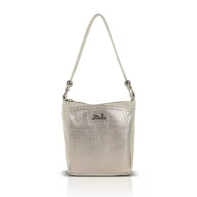   Zellia Zlb361 női bézs-rosegold válltáska, oldaltáska 20 x 16 x 9,5 cm