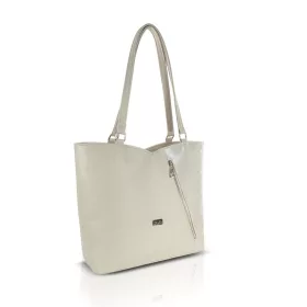   Zellia Zvn26001 bézs-arany csillámos női válltáska 32,5 x 31 x 14,5 cm