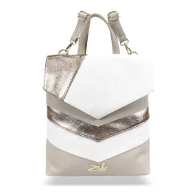 Zellia női rosegold hátizsák 31×29 cm
