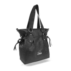   Zellia 24112 fekete női válltáska, oldaltáska 30 x 28 x 13 cm