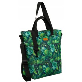   Rovicky r-tz15605-6848 03 zöld mintás shopper táska 47 x 40 x 18 cm