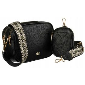   Rovicky r-kp-08-f19-413 női fekete oldaltáska 22 x 16 x 8 cm