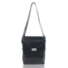 Zellia Zvn22004 női fekete oldaltáska, 21 × 18 x 6 cm