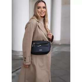   Peterson Ptn Mis-04-3612 fekete női oldaltáska, crossbody 28 x 16 x 11 cm