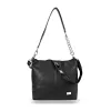 Zellia  Zvn25002 fekete női válltáska oldalpántal 31 x 26 x 14 cm