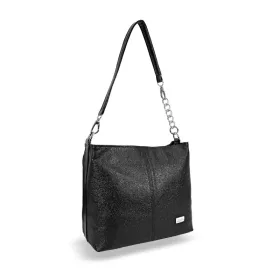   Zellia  Zvn25002 fekete női válltáska oldalpántal 31 x 26 x 14 cm