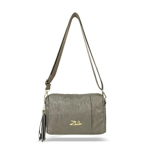 Zellia Zlb210 taupe női oldaltáska 25 x 17 x 9 cm